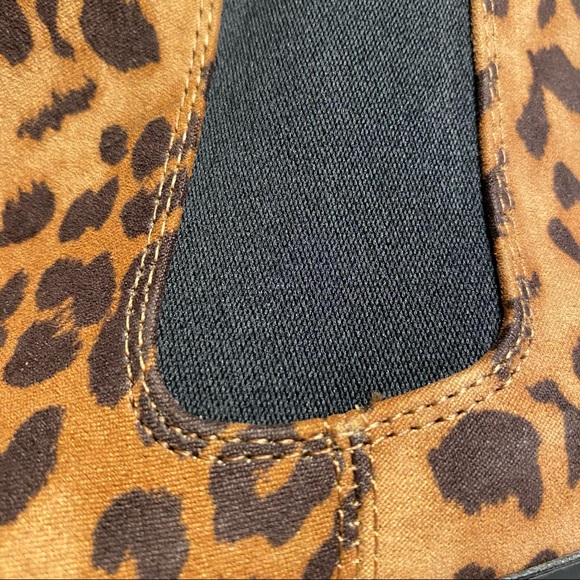 NWT Womens Memory Foam Cheetah Print Booties Boots - Picture 8 of 8